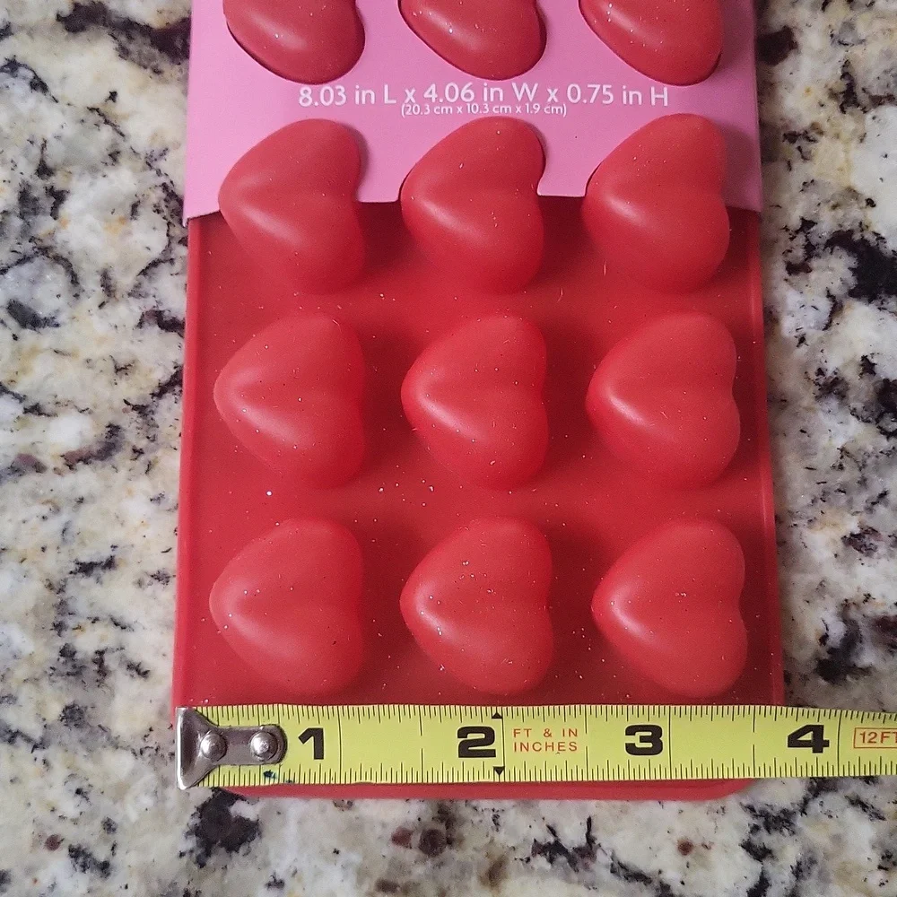 Mini Heart Silicone Molds Bundle of 8